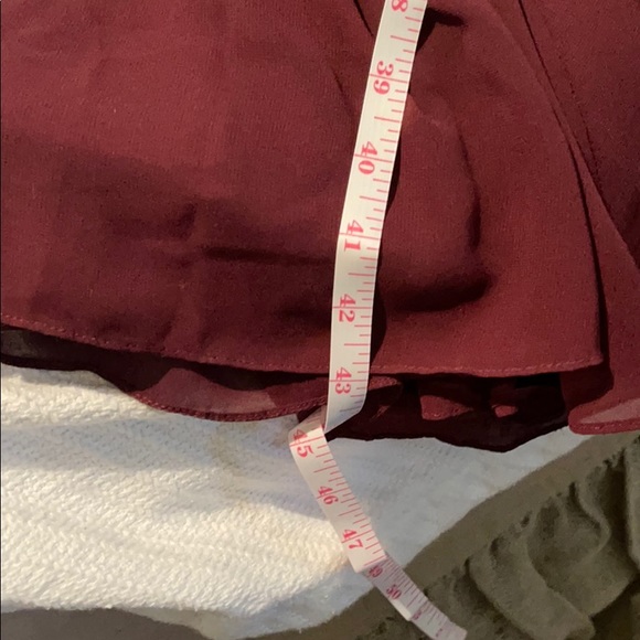 Mori Lee Bridesmaid Dress Cabernet Style 21664 - Picture 5 of 12